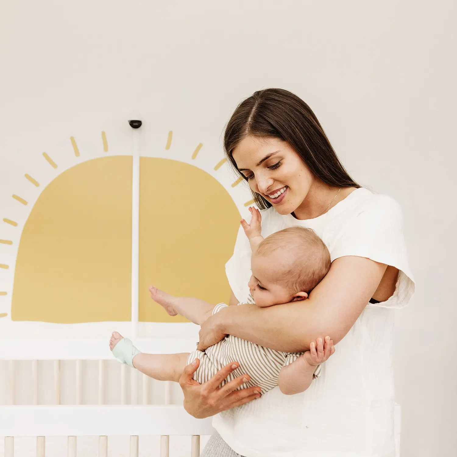 Owlet Dream Duo – Chytrá ponožka se zdravotnickou certifikací Owlet Dream Sock<sup>TM</sup>  (Matně růžová) & kamera Owlet Cam<sup>TM</sup> 2 - Obrázek 3